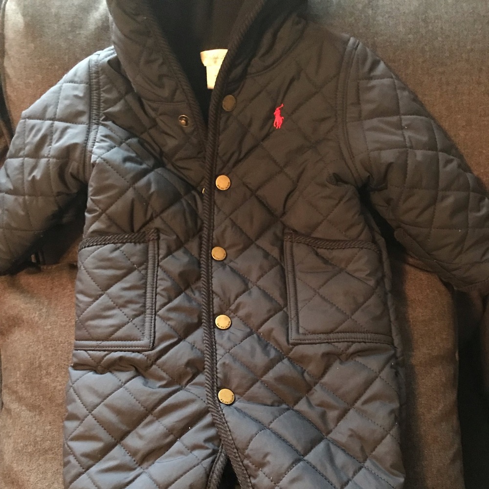 Hooded Infant Ralph Lauren Snowsuit